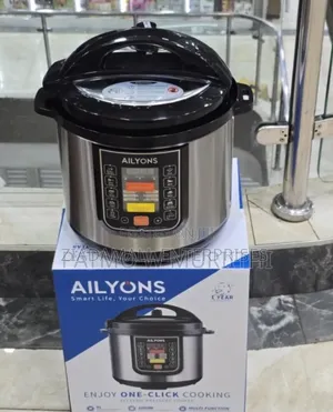 Colour Silver Ailyons 6L Pressure Cooker