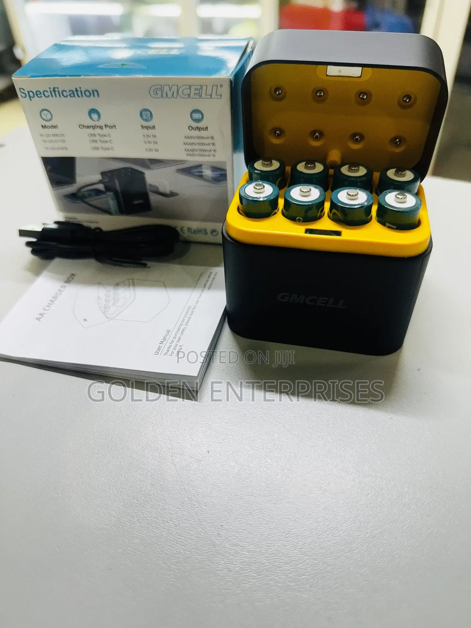 8 Slot AA Rechargeable Batteries