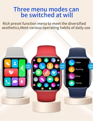 Smartwatch T200 Plus 1.75in Full Curved Screen Fitness Tracker