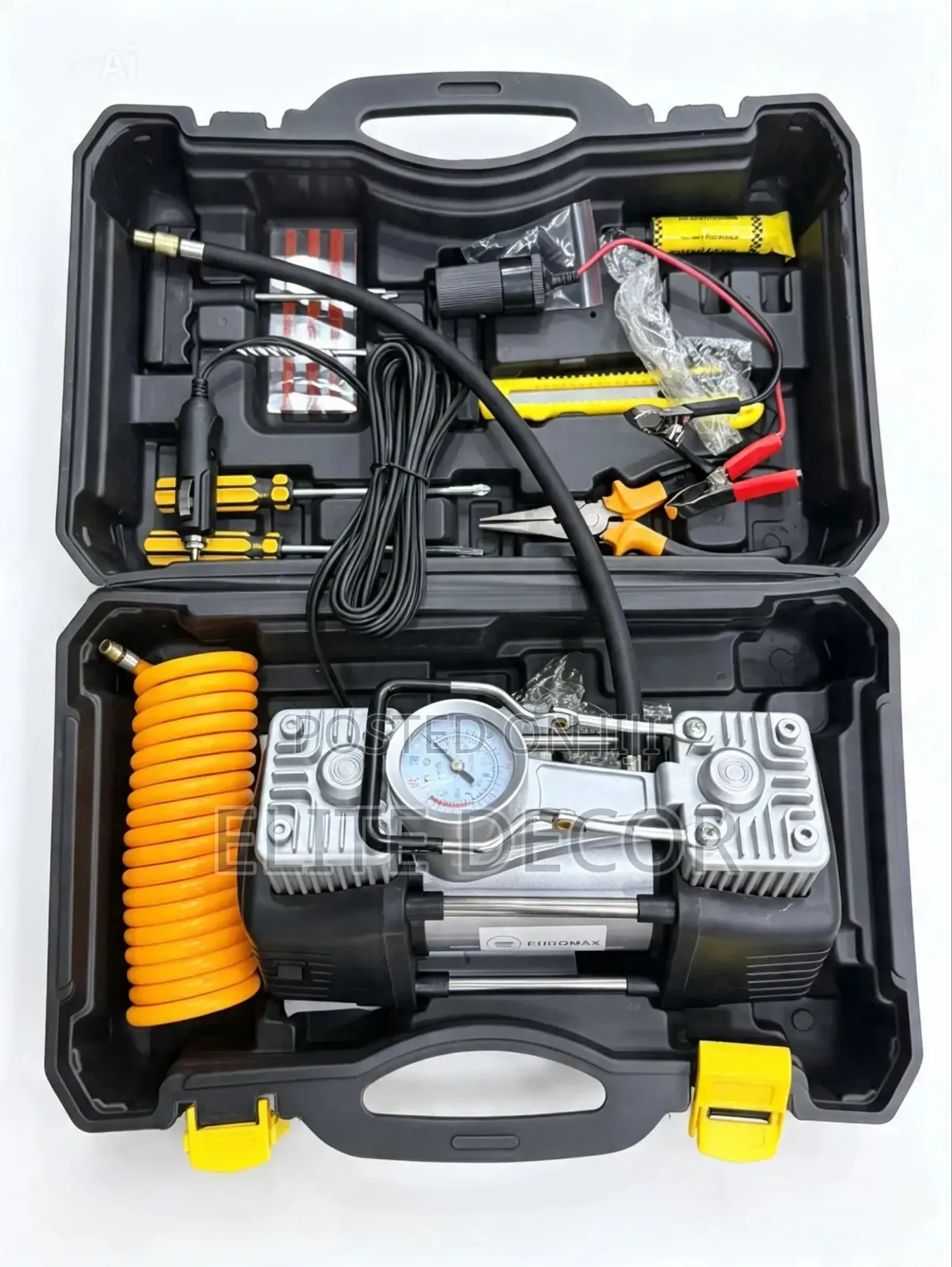 12V Portable Double Cylinder Air Compressor Repair Kit – 150 PSI