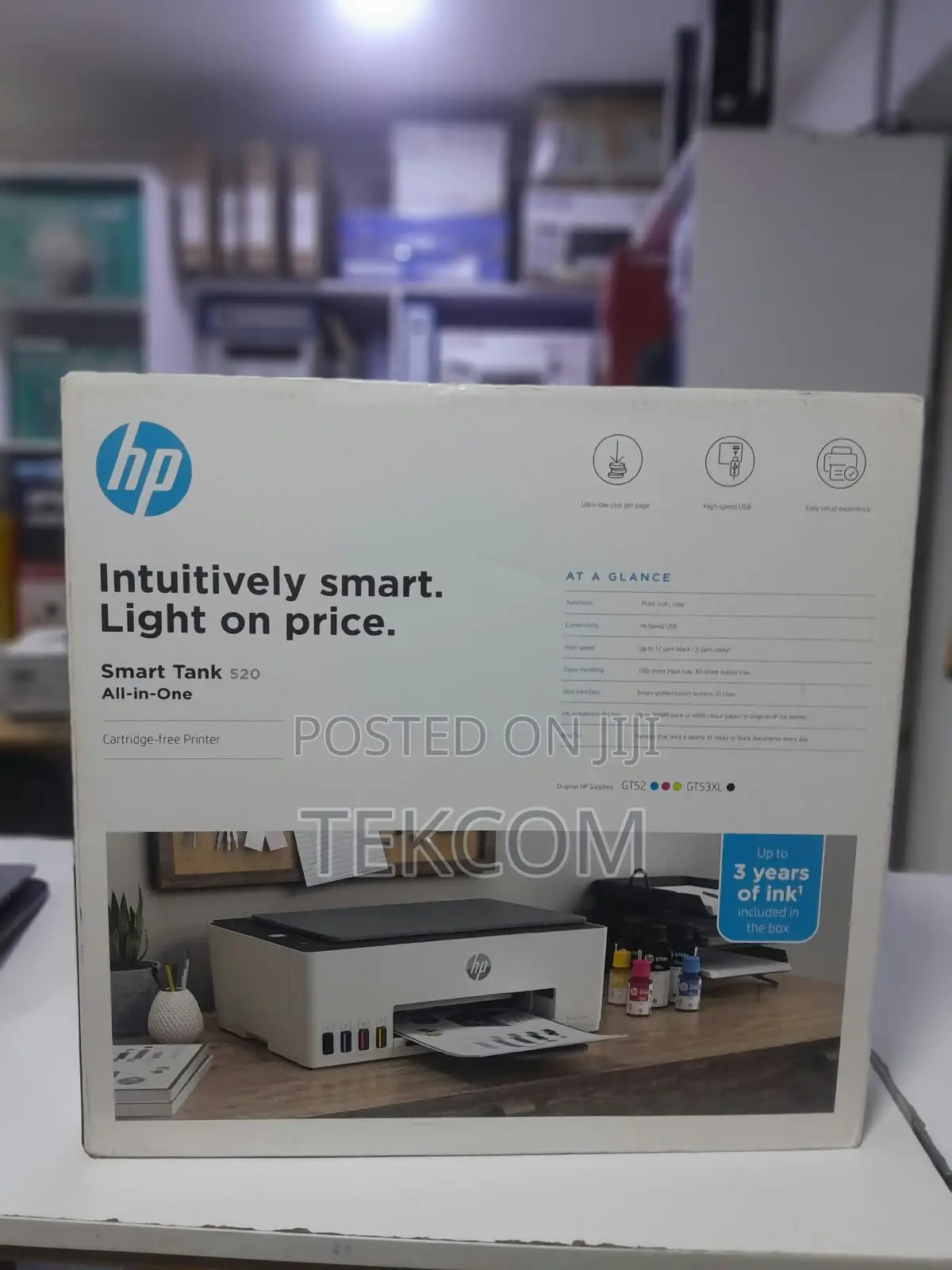 HP Smart Tank 520 All-in-One Printer Color