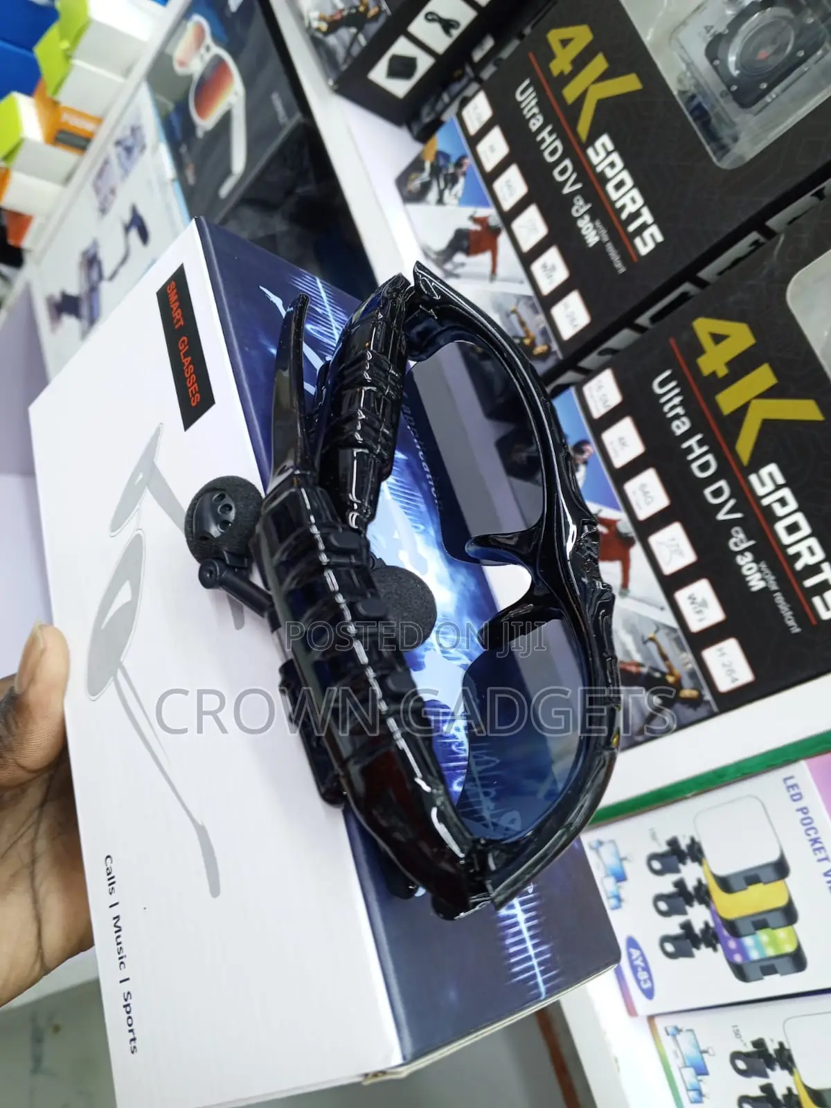 Smart Bluetooth Sunglasses With Open-Ear Speakers
