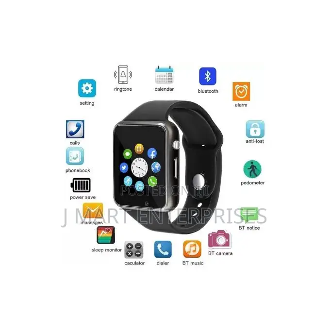 Smartwatch With SIM Card Support Memory Card Bt Calling