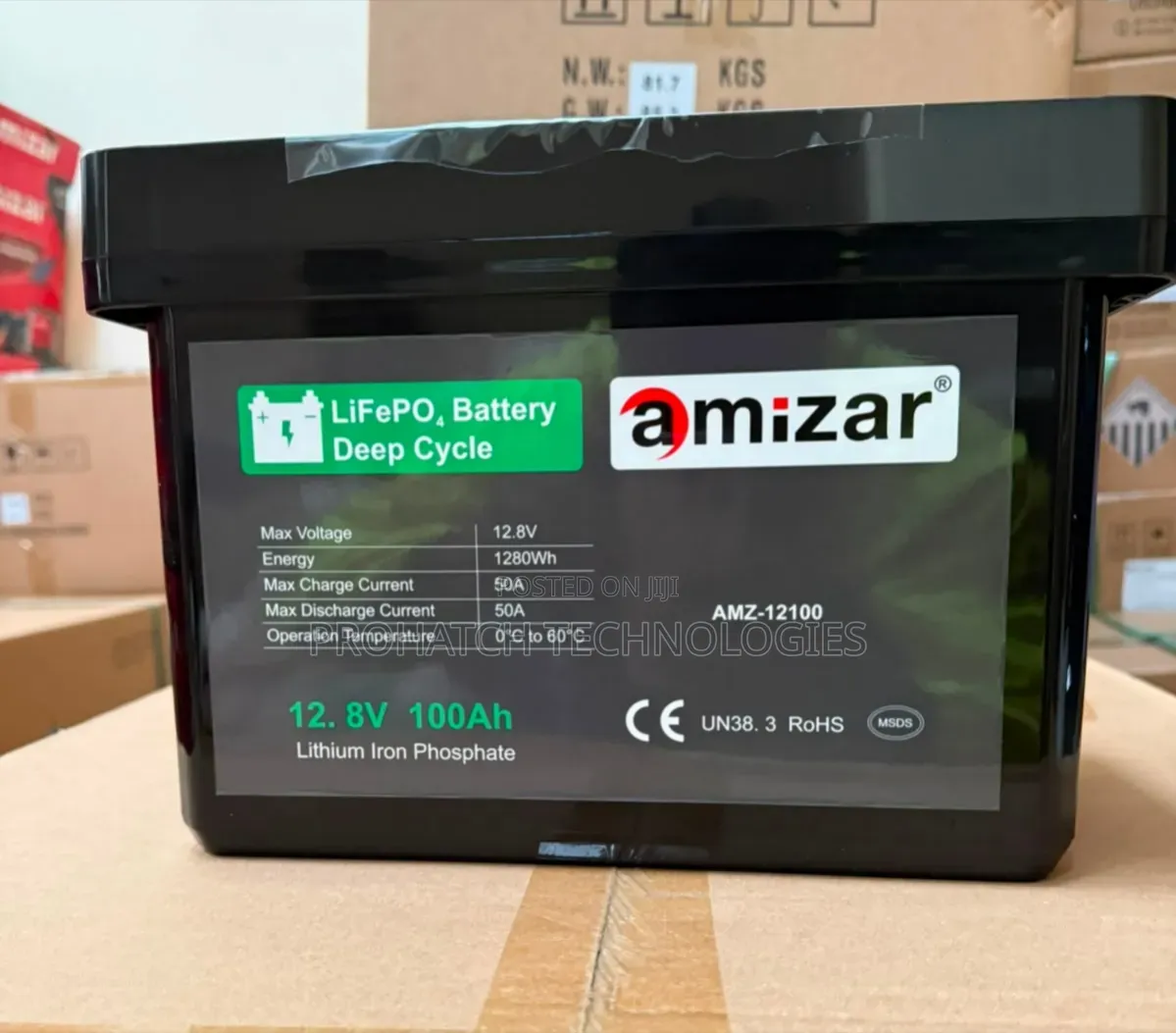 100Ah LiFePO Amizar Battery