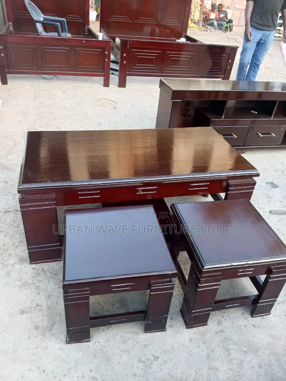 Mahogany Coffee Table Set