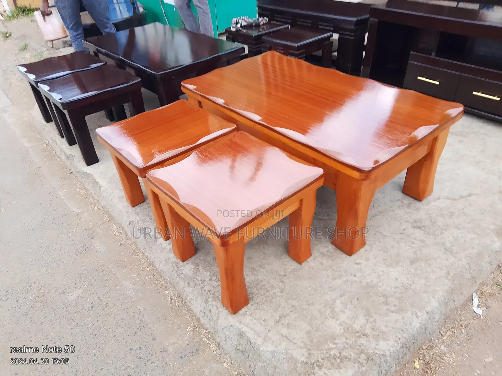 Mahogany Coffee Table Set