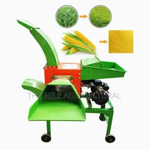 Diesel Engine Feed Straw Grass Chopper Chaff Cutter Machine