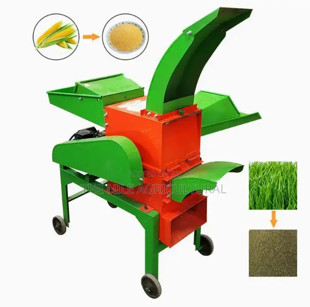 Diesel Engine Feed Straw Grass Chopper Chaff Cutter Machine