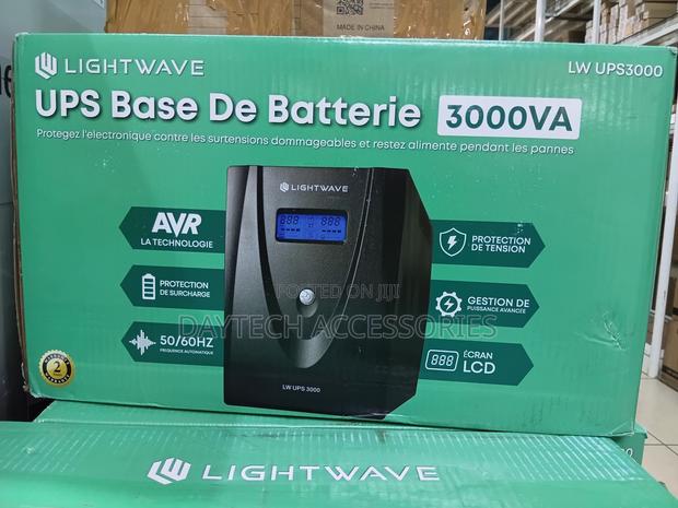 Lightwave 3000VA Back-Up UPS - Black