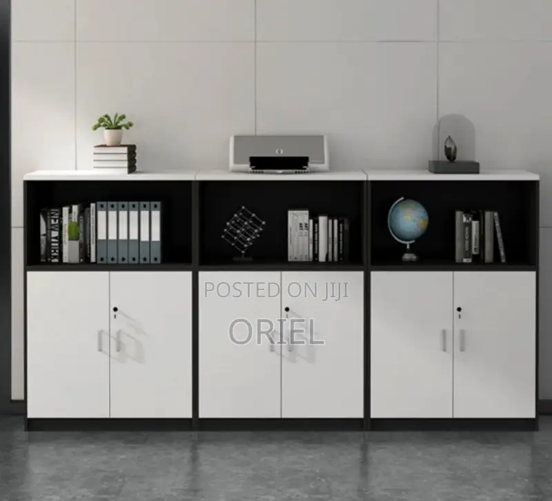 Office Credenza : 6-Door Credenza for Office Documents Files