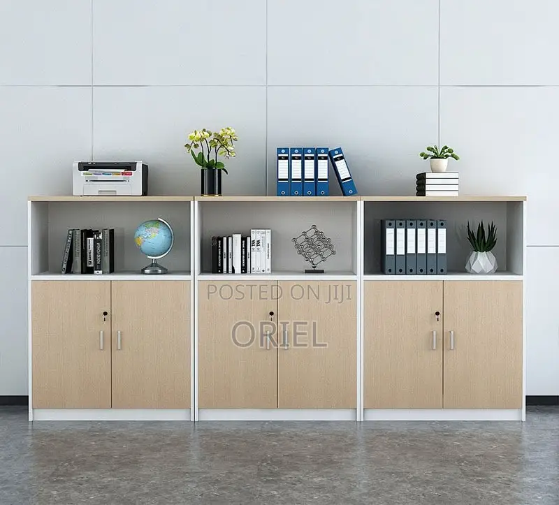 Office Credenza : 6-Door Credenza for Office Documents Files