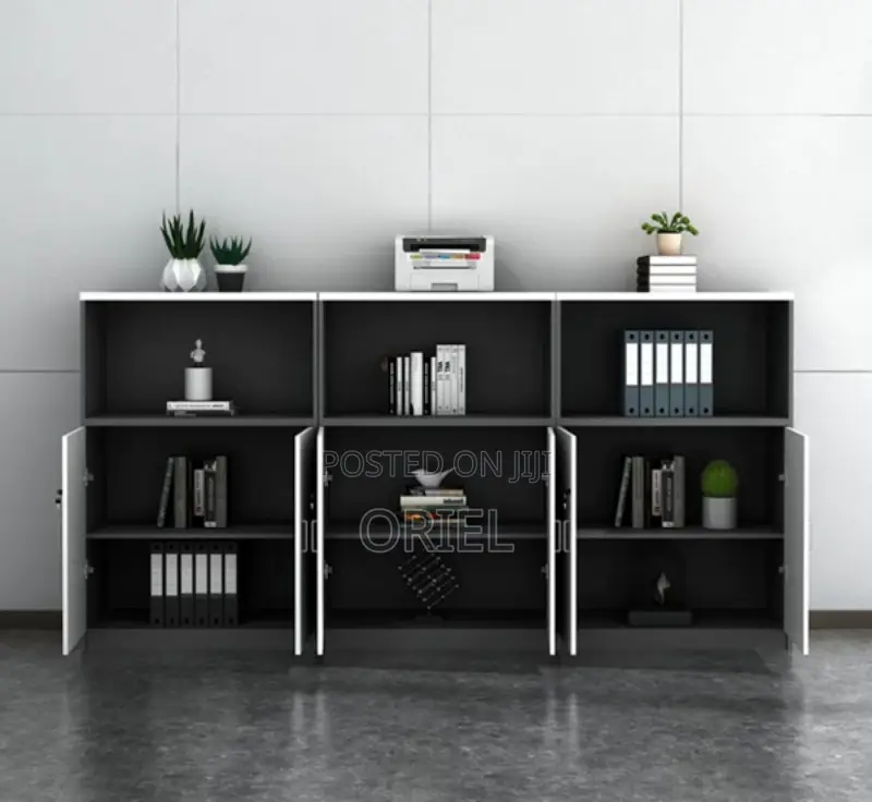 Office Credenza : 6-Door Credenza for Office Documents Files