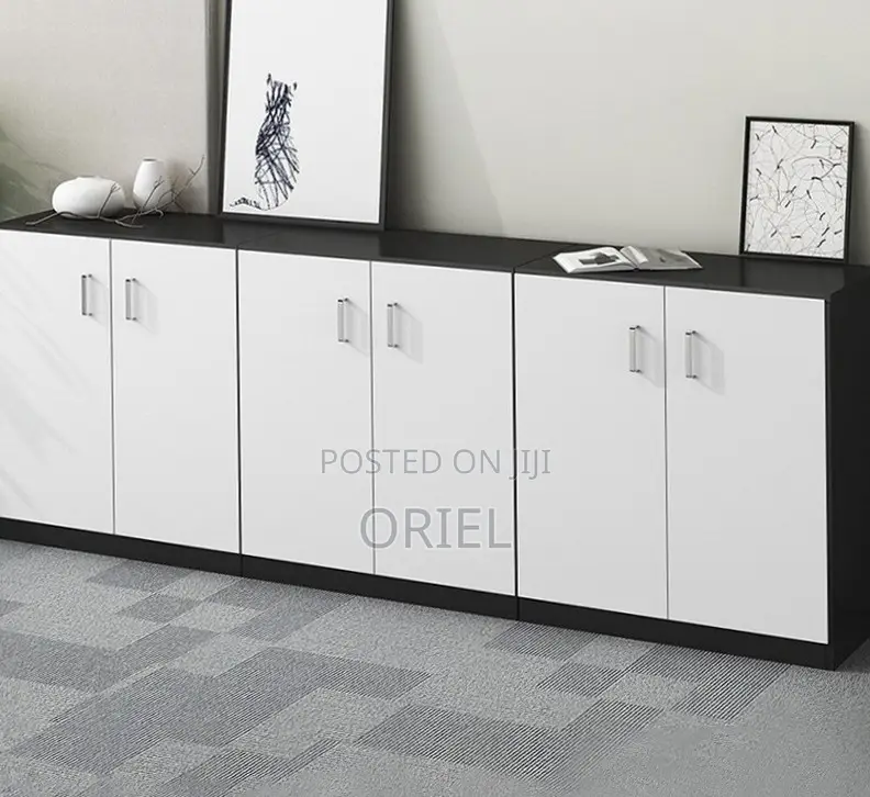 Office Credenza : 6-Door Credenza for Office Documents Files