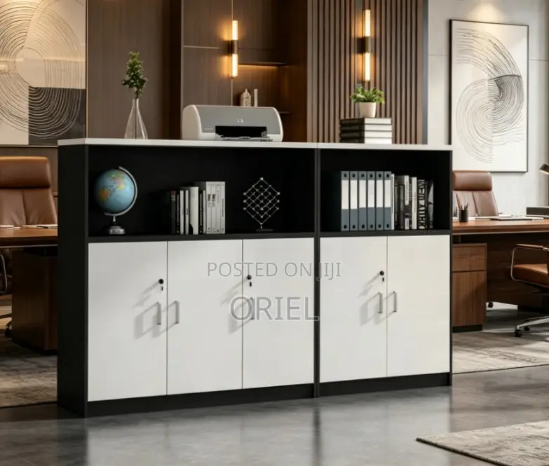 Office Credenza : 6-Door Credenza for Office Documents Files