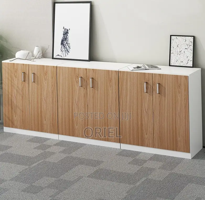 Office Credenza : 6-Door Credenza for Office Documents Files