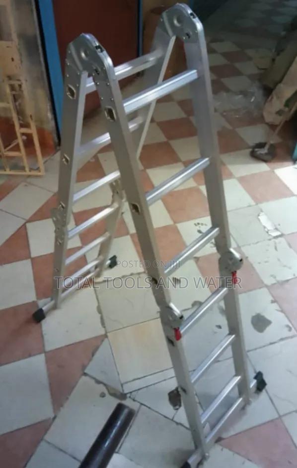 Aluminium Ladder 3×4 Steps 12 Ft Long 150 Kg Max Weight On