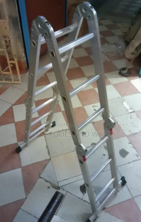 Aluminium Ladder 3×4 Steps 12 Ft Long 150 Kg Max Weight On