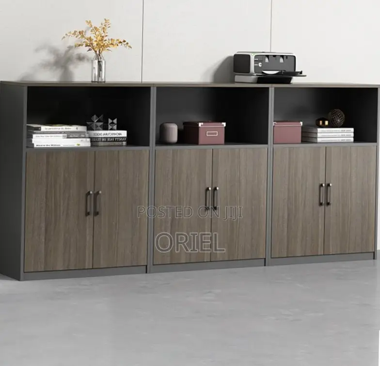 Office Credenza : 6-Door Credenza for Office Documents Files