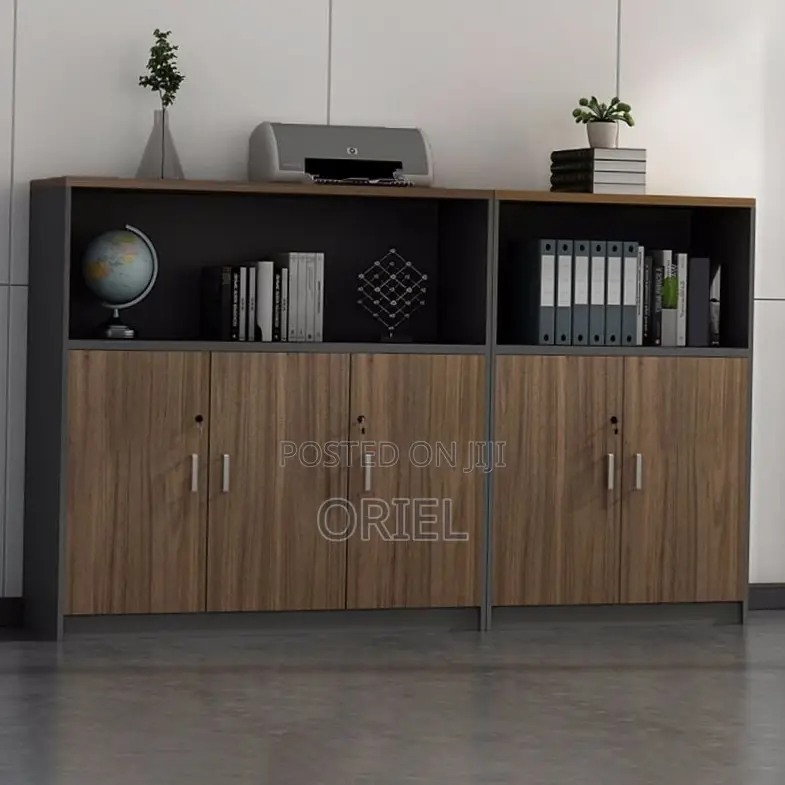 Office Credenza : 6-Door Credenza for Office Documents Files