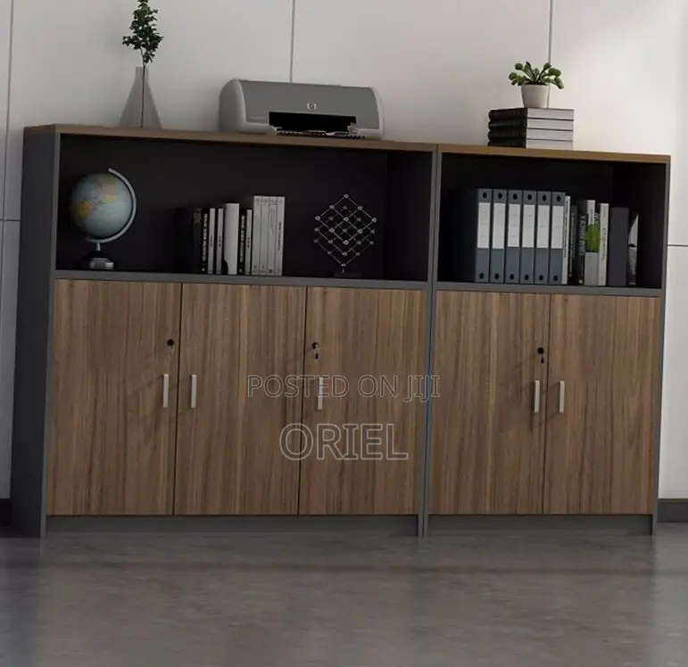 Office Credenza : 6-Door Credenza for Office Documents Files
