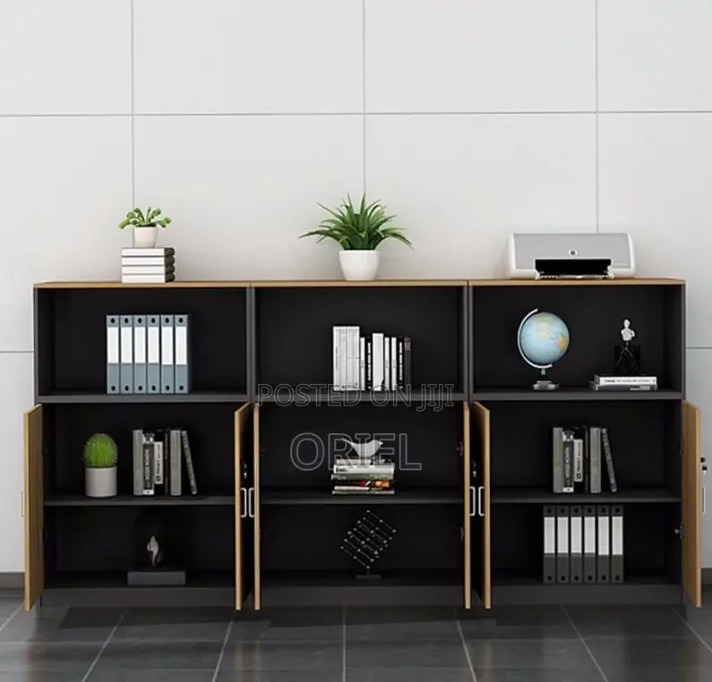 Office Credenza : 6-Door Credenza for Office Documents Files