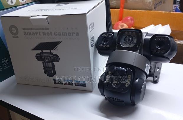 WIFI 6mp Triple Lens Solar PTZ Camera All-Weather Security Camera - main view