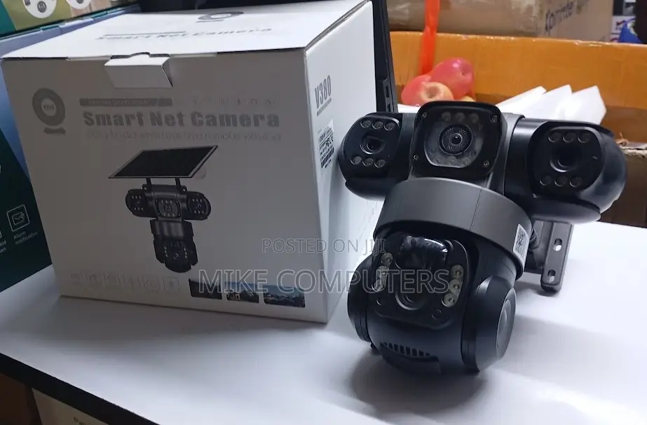 WIFI 6mp Triple Lens Solar PTZ Camera All-Weather Security Camera