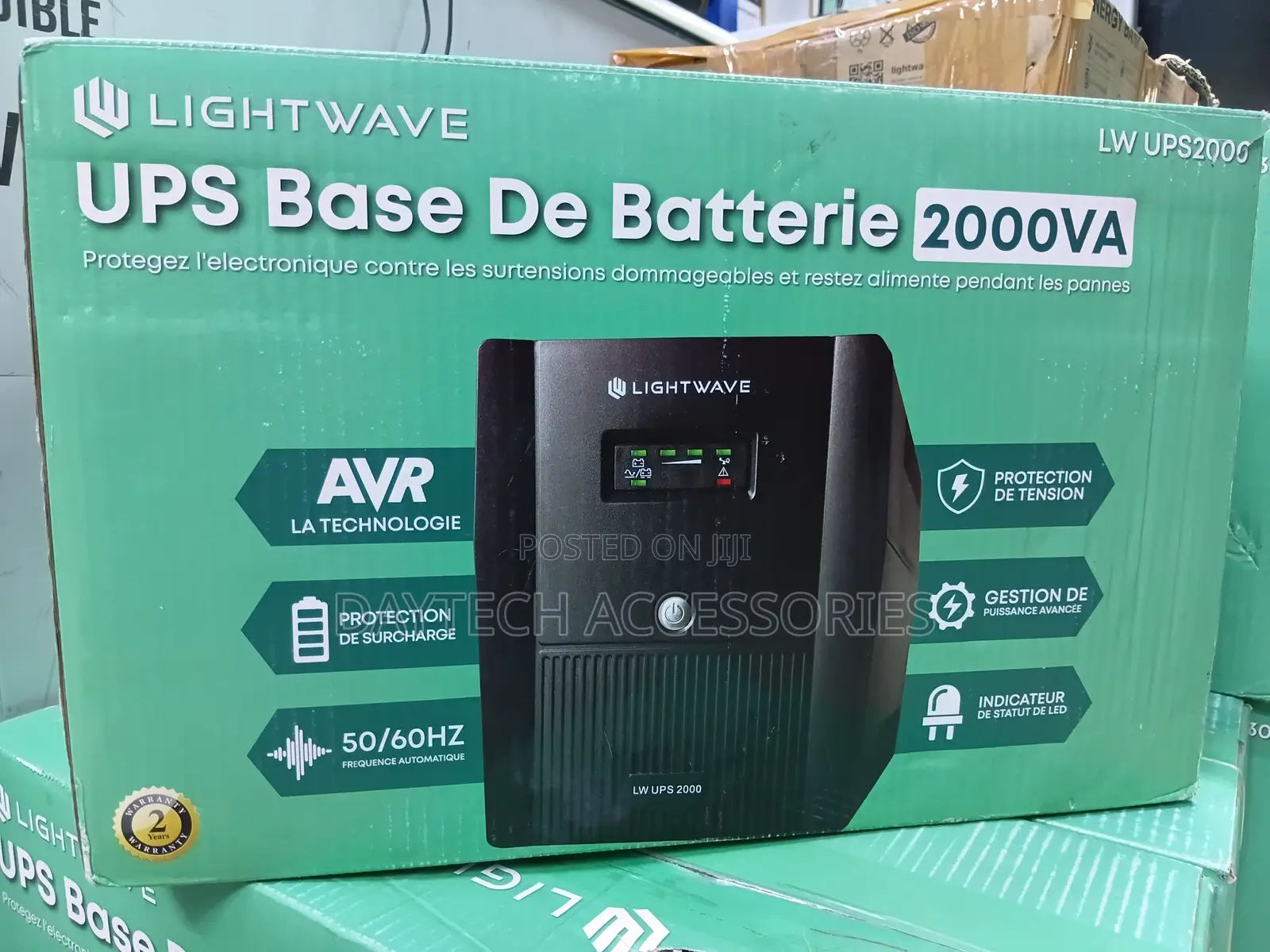 Lightwave UPS 2000VA (LW UPS2000) Offline Backup Power Supply Unit
