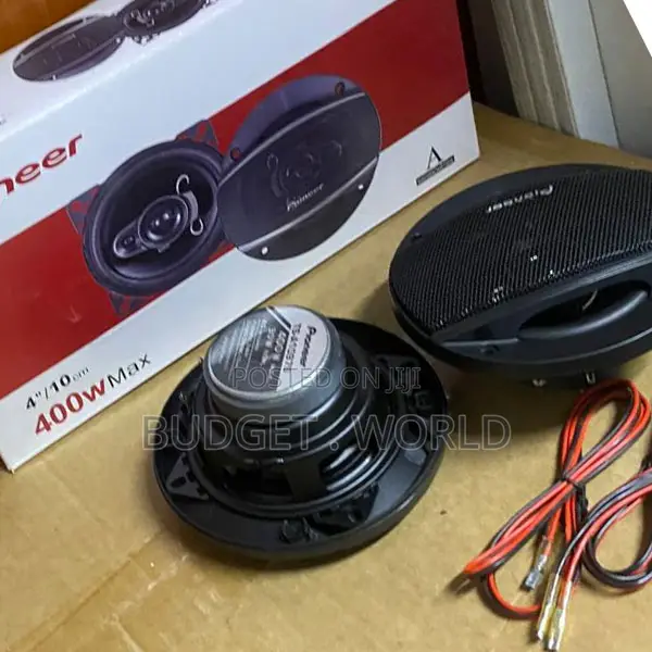 Pioneer TS-A1097S 4" 3-Way Coaxial Car Audio Speakers