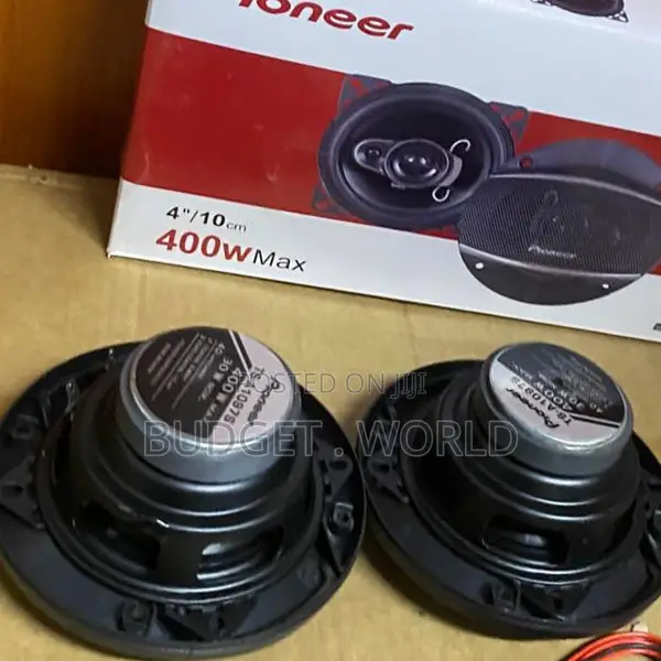 Pioneer TS-A1097S 4 Inch 3-Way Full Range Speakers