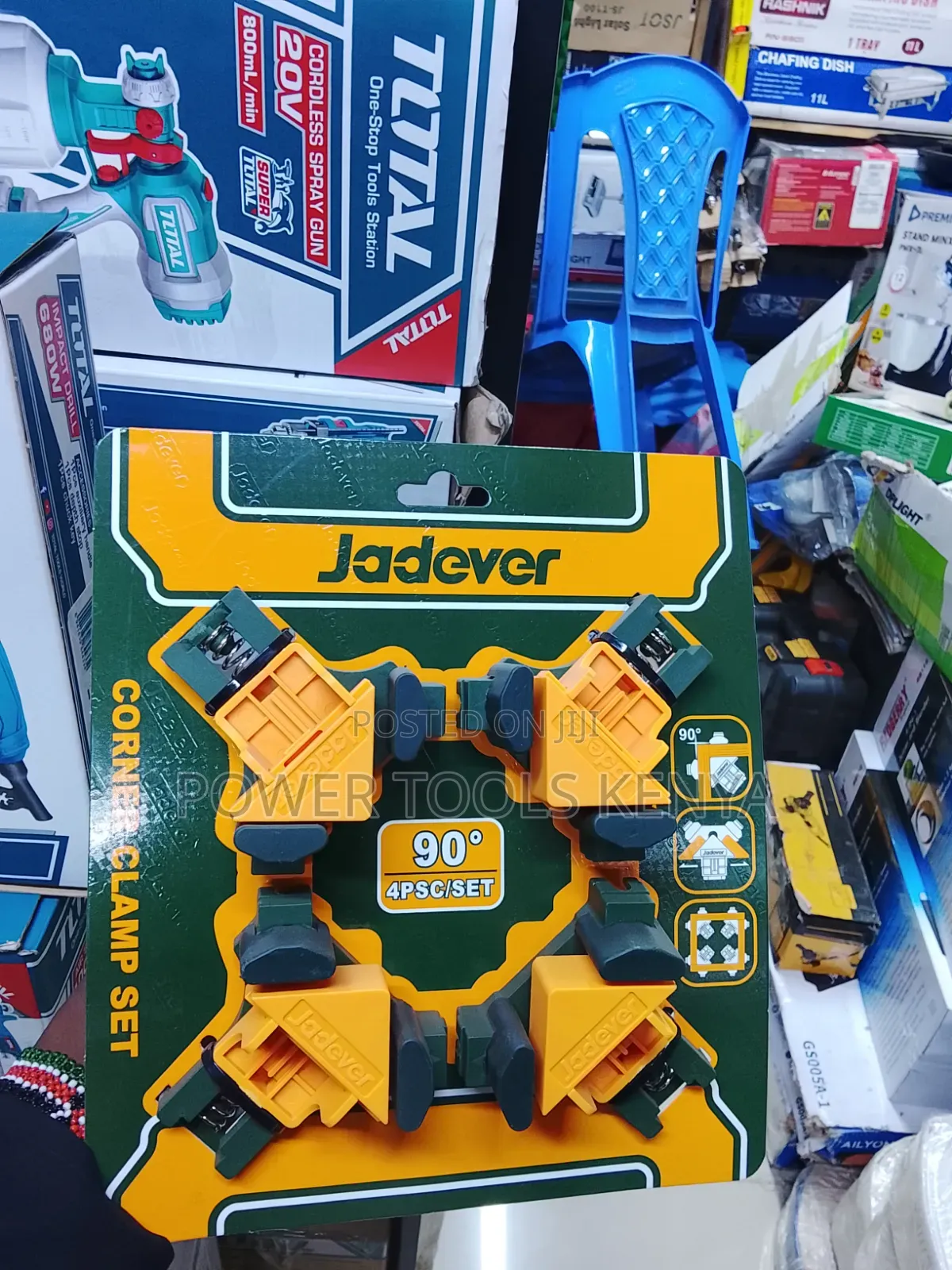 Jadever 90° Corner Clamp Set