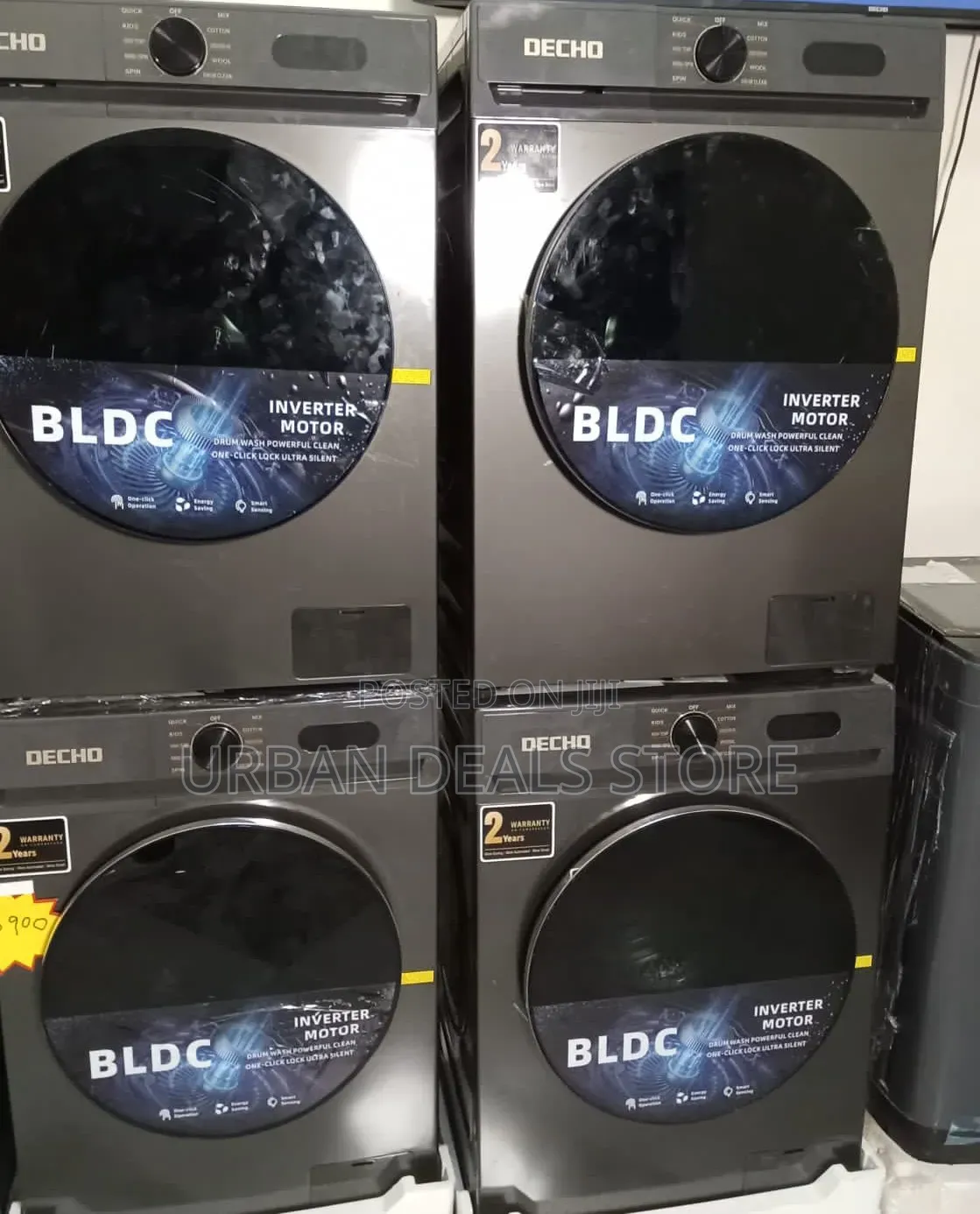 Decho 10kg Front Load Washing Machine