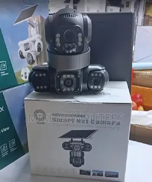 WIFI Night Vision V380 Pro 12MP PTZ Three Triple Lens Screen