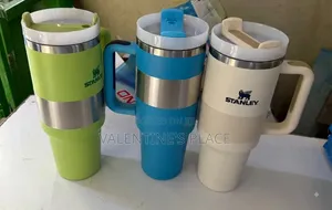Stanley-Style Insulated Travel Tumbler With Handle (40 Oz)
