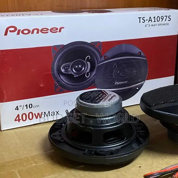 Pioneer TS-A1097S 4" Triple Driver Car Speakers