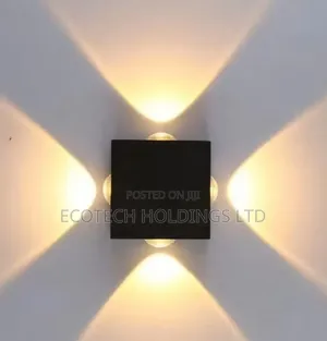 Modern 4 Way Beam Led Wall Light.