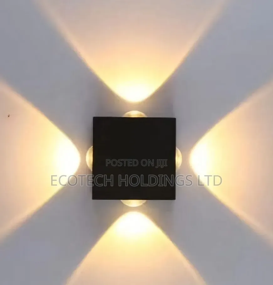 Modern 4 Way Beam Led Wall Light.