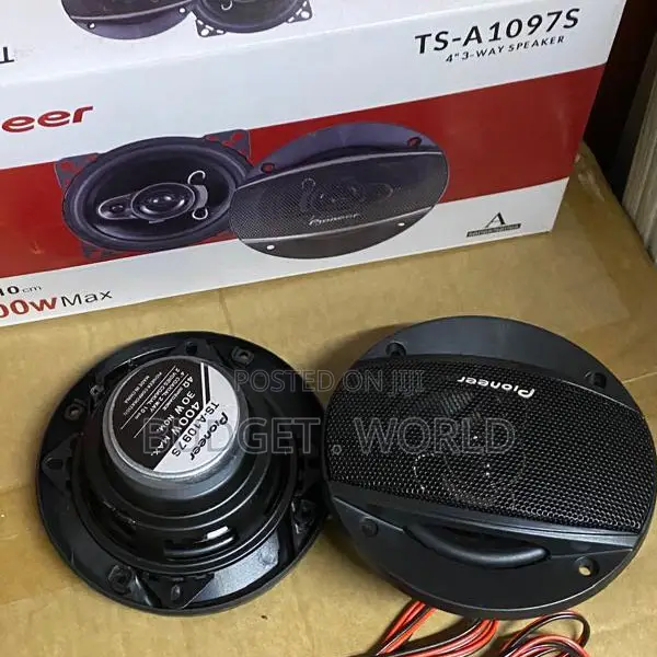 Pioneer TS-A1097S 4" 3-Way Car Stereo Replacement Speakers
