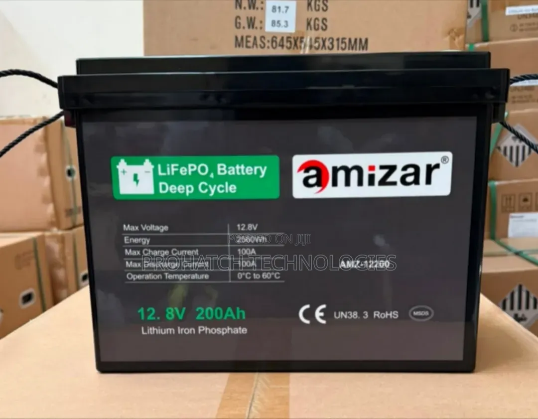 LiFePO4 200AH Amizar Lithium Battery