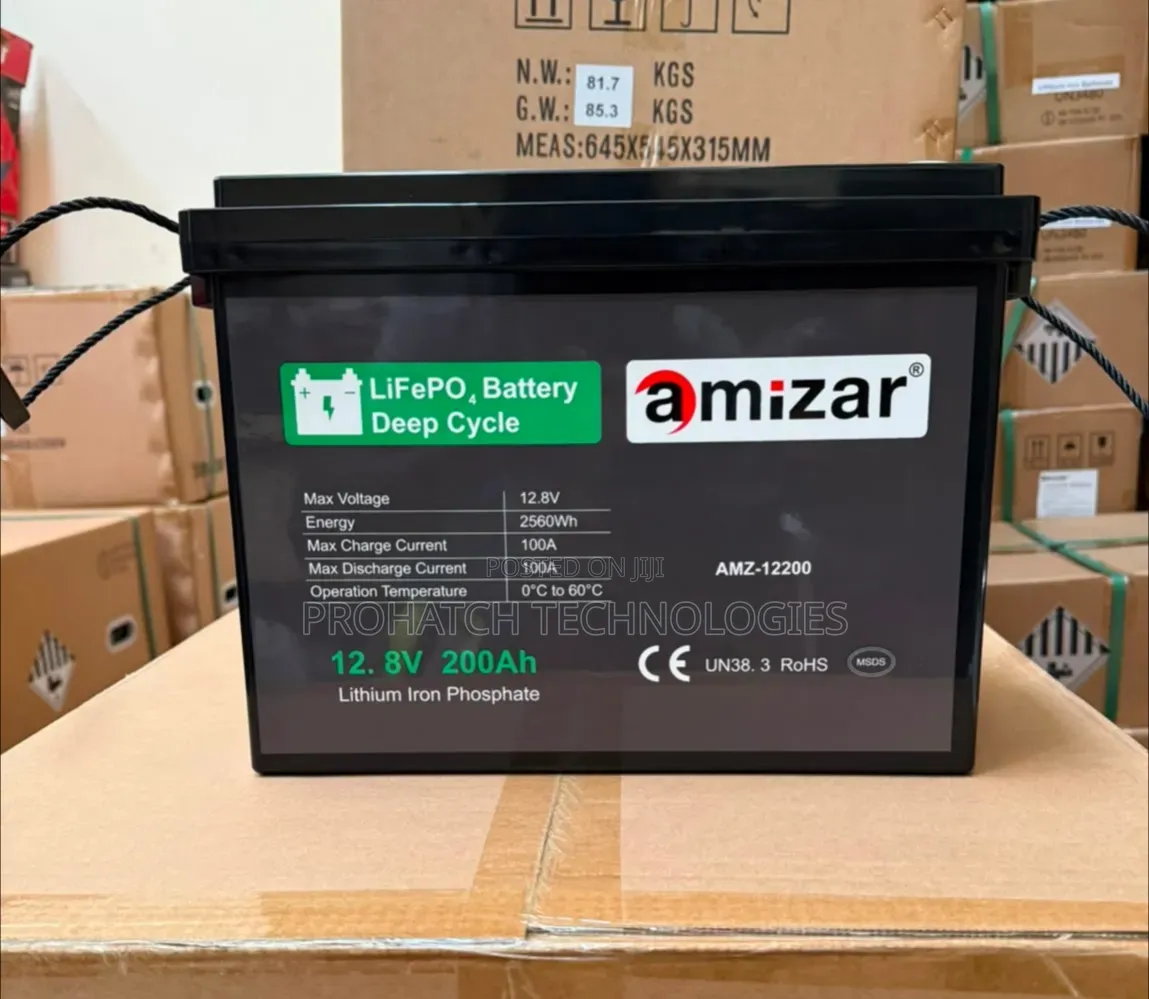 LiFePO4 200AH Amizar Lithium Battery