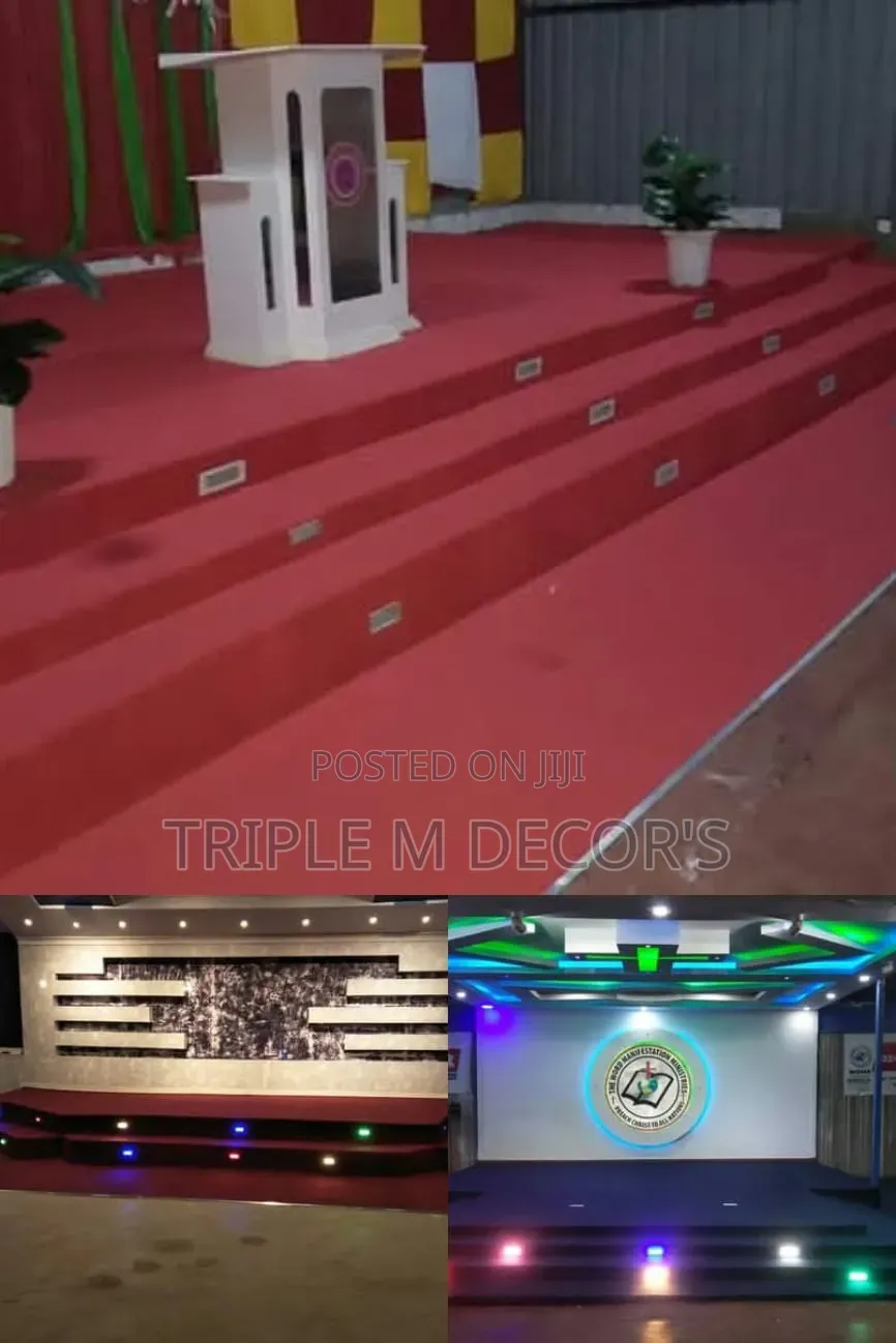 Neat Finish Delta 4mm Wall to Wall Carpet for Modern Church Altars