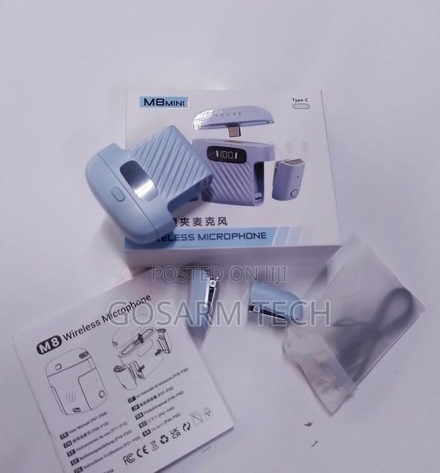 M8 Mini Wireless Microphone – Ideal for TikTok, Reels YouTube