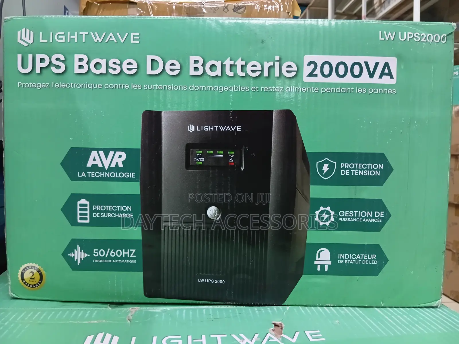 Lightwave 2000VA Offline UPS Backup Battery.