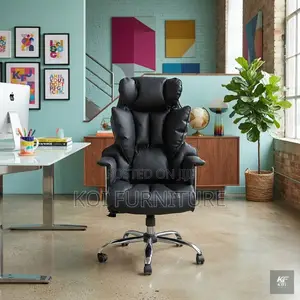 Office Chairs; Butterfly Backrest High Office Leather Seat