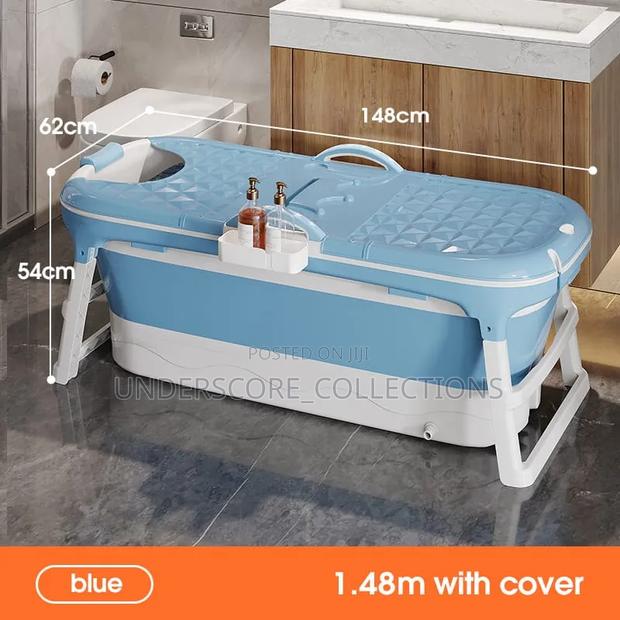 1.48m Blue Foldable/ Portable Bathtubs