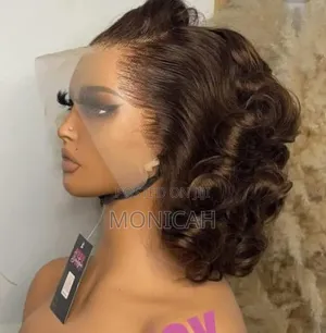 Bouncy Human Hair Frontal Wig