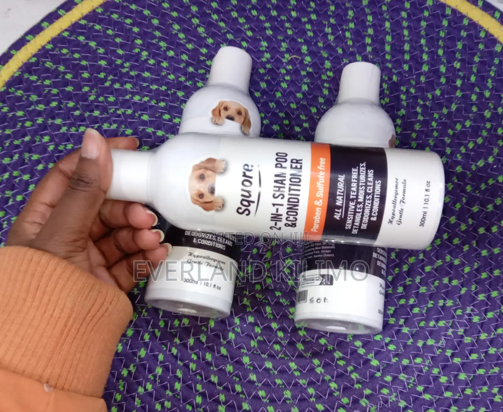 Squore 2-in-1 Natural Dog Shampoo Conditioner.