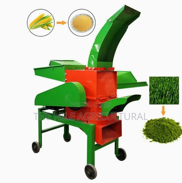 Electric Chaff Cutter Straw Crusher Animal Feed Cutter Machine