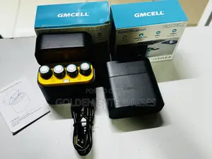 GMCELL 4-Slot Smart Charger Box for AA Rechargeable Batteries