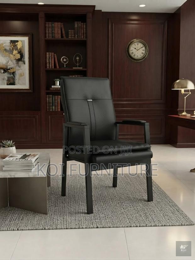 Office Chairs; Executive Leather Guests Chairs - thumbnail 3